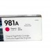 HP 981A M รหัส J3M69A ตลับหมึก Inkjet สีม่วงแดง